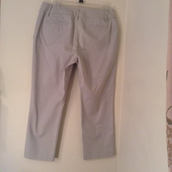 Ann Taylor Loft Julie Beige Pants Slacks Trouser - Picture 1 of 6